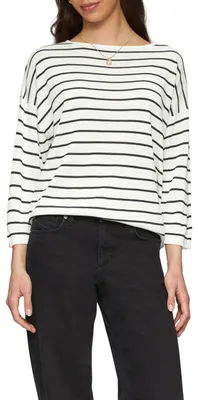 Produktbild von s.Oliver 2164408.99G0.L, Pullover, Erwachsener, Weiblich, Schwarz, L, Gestreiftes Muster