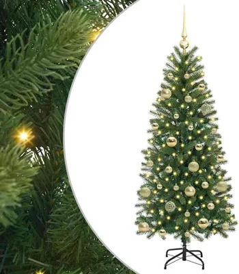 Immagine prodotto di Albero di Natale artificiale con 150 LED Verde 150 cm PE e PVC