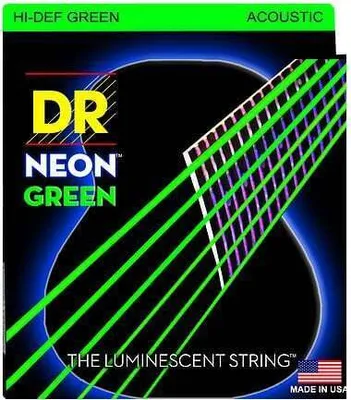 Zdjęcie produktu dla DR Strings NGA-11 HiDef Neon Struny do gitary akustycznej