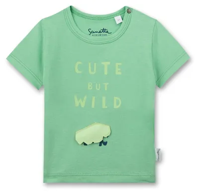 Produktbild von Sanetta Kidswear Jungen T-Shirt grün Cute but Wild 62
