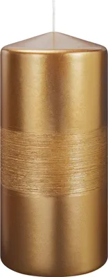 Produktbild von Kerzen Finesse Gelbgold 150 x Ø 68 mm 4er Set