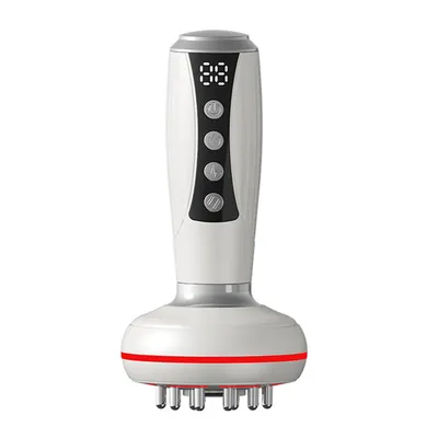 Produktbild von Kabelloses 4-in-1 Cellulite Massagegerät, Lymphmassage mit Wärme, Licht & Vibration, 9 Stufen für Körperpflege