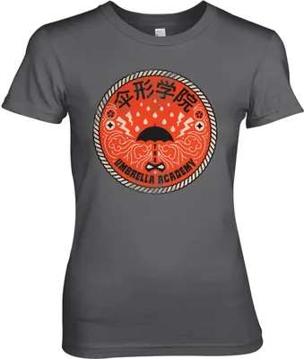 Produktbild von The Umbrella Academy Distressed Patch Girly Tee - Small - DarkGrey
