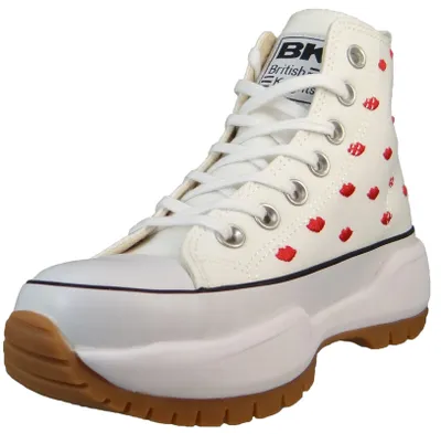 Produktbild von British Knights Damen High Sneaker Kaya Mid Fly High Top B51-3714 Weiß