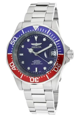 Immagine prodotto di Invicta Pro Diver 5053 Orologio da Uomo - Movimento Automatico - Acciaio Inossidabile con Quadrante Blu - 40 mm