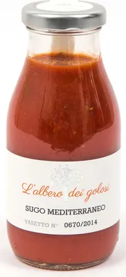 Immagine prodotto di Tomatensauce Mediterraner Art 250 ml . - L'albero dei golosi