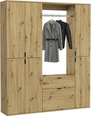 Produktbild von Garderobenset Projekt X V - Artisan Eiche