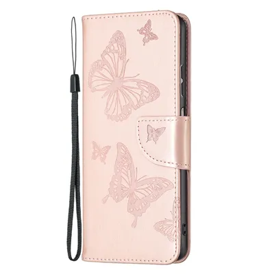 Immagine prodotto di Custodia König Design compatibile con Samsung Galaxy A23, realizzata in ecopelle, per smartphone - Cover rosa oro