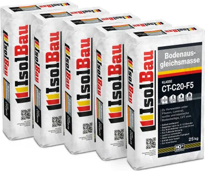 Produktbild von IsolBau Bodenausgleichsmasse 2-20mm Isolbau Ausgleichsmasse 125kg Selbstnivellierende