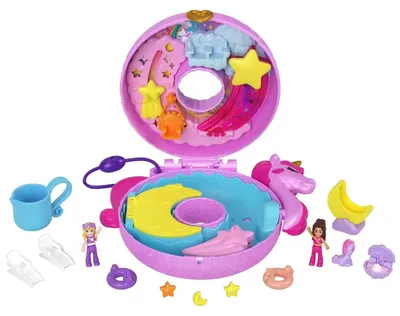 Immagine prodotto di Cofanetto per festa in piscina con unicorno Polly Pocket