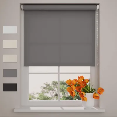 Produktbild von DTCH® – Easy Rollo Lichtdurchlässig – Grau – 100x190cm