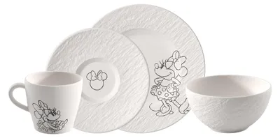 Obrázek produktu pro Sada na snídani Villeroy & Boch, 4dílná, Manufacture Rock blanc, Mickey Mouse