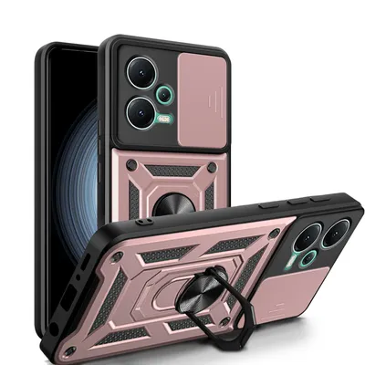 Produktbild von Outdoor Hülle Xiaomi Redmi Note 12 5G / Poco X5 5G Handyhülle mit Kameraschutz Rosegold
