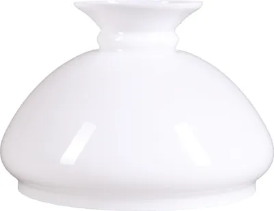 Produktbild von Petroleumglas Ø 234mm Weiß Lampenglas Ersatzglas Leuchtenglas