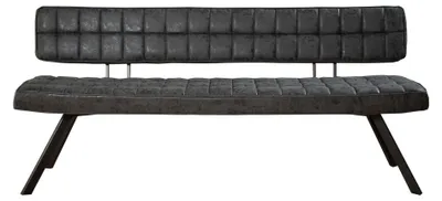 Productafbeelding van FURNLUX Eetkamerbank, zwart, 180 cm / Hoofdkleur: zwart / Afmetingen: 180 x 83 x 54 cm