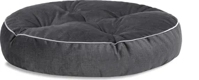 Image de PillowPrim Coussin de sol Coussin de style japonais, coussin de méditation, coussin de yoga, coussin d'assise rond 57x57 Gris