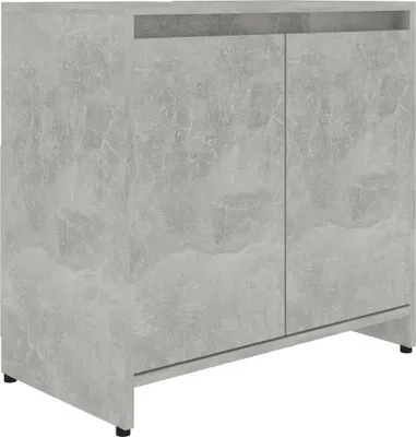 Produktbild von Badezimmerschrank Betongrau 60x33x61 cm Holzwerkstoff
