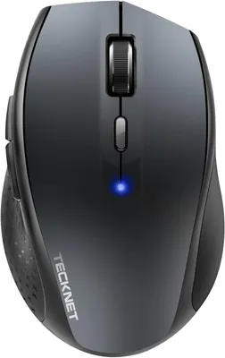 Produktbild von Funkmaus,3200 DPI Funkmaus Kabellose Bluetooth Mouse 6 Verstellbare DPI Level, Ergonomische mit Batterieanzeige für Laptop Computer, iPad Pro, Windows
