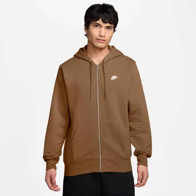 Produktbild von Nike M NK CLUB BB FZ HOODIE ALE BROWN/ALE BROWN/WHITE ALE BROWN/ALE BROWN/WHITE L
