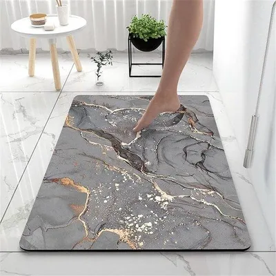 Produktbild von Diatomeeënaarde Badmat mit Antislip für Bad und Dusche