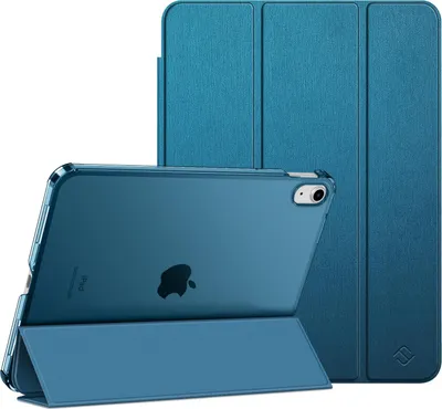 Produktbild von Fintie Hülle für iPad 11. Generation 2025 11 Zoll (A16), iPad 10. Generation 10.9 Zoll 2022 - Ultradünn Schutzhülle mit transparenter Rückseite Abdeckung Case Cover, Auto Schlaf/Wach, Blaugrün