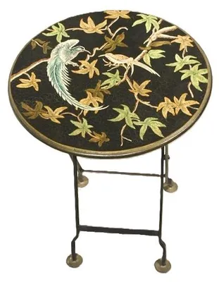 Productafbeelding van Meander klaptafel rond, zwart, Ø45xH61,5 cm