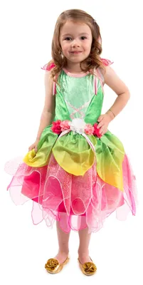 Image de Little Adventures Robe de fée pour enfants 5-7 ans - déguisement de conte de fées