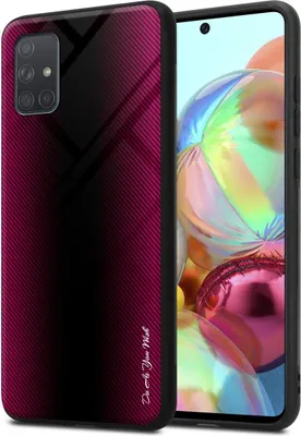 Image de Cadorabo Housse pour Samsung Galaxy A71 4G Housse de protection en rose Housse pour portable TPU Etui Cover Case Tempered Glas