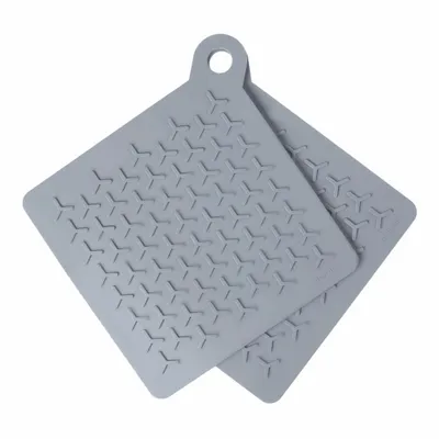 Immagine prodotto di Blomus Set 2 Topflappen FLIP, Kochlappen, Topfgreifer, Silikon, Sharkskin, 64069