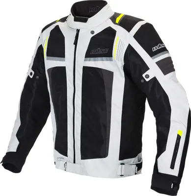 Produktbild von Büse Livorno Motorrad Textiljacke, hellgrau, L