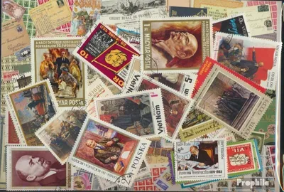 Produktbild von Briefmarken Motive 50 verschiedene Lenin Marken