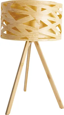 Produktbild von Näve Leuchten Tischleuchte "FINJA" H: 55cm Tischleuchte "FINJA" H: 55cm Tischleuchten - Tischleuchte "FINJA" mit Bambus h: 55cm, Tischlampe im Scandi Style, aus Holz und Kunststoff in natur, 55 cm hoch, Ø 33 cm, E14-Fassung – Schnurschalter