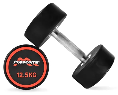 Immagine prodotto di Set di 2 manubri in gomma, da 2,5 a 50 kg