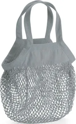 Produktbild von Westford Mill - Einkaufstasche "Mini", Baumwolle BC4867 (Einheitsgröße) (Grau)