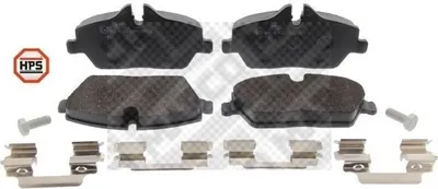 Produktbild von MAPCO 6803HPS Bremsbeläge Satz Vorne für BMW 1 Schrägheck (E87) 1 Schrägheck (E81) 1 Cabrio (E88) 1 Coupe (E82) für MINI Schrägheck (R56)