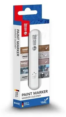 Produktbild von Ölmarker MM301 2-4mm weiß MemoBe