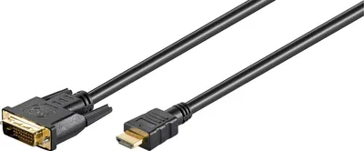 Produktbild von Microconnect HDM192411, 1 m, HDMI Typ A (Standard), DVI-D, Männlich, Männlich, Gerade