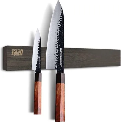 Produktbild von Famanu Magnetische Messerleiste 40 cm - Eichenholz, Modernes Design