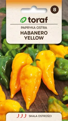Obrázek produktu pro Pálivá paprika HABANERO YELLOW, semena 0,2 g, Toraf 152
