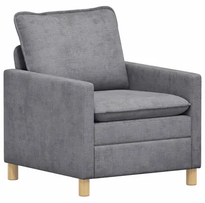 Immagine prodotto di vidaXL Divano grigio chiaro 76 x 81 x 87,5 cm in poliestere