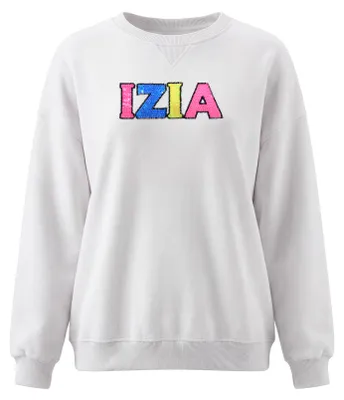 Produktbild von Damen Sweatshirt mit regulärer Passform und klassischem Rundhalsausschnitt, Weiß, Größe L