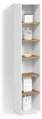 Produktbild von Hochregal Livinity Paolina Weiß/Artisan 40.2 x 188.6 cm, Model 58812