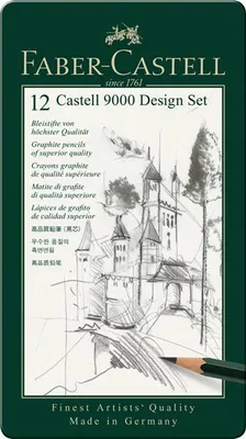 Produktbild von Faber-Castell Bleistift CASTELL 9000 12er Design  Set
