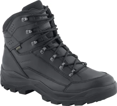 A black Lowa Renegade II GTX Mid TF boot is shown against a white background.