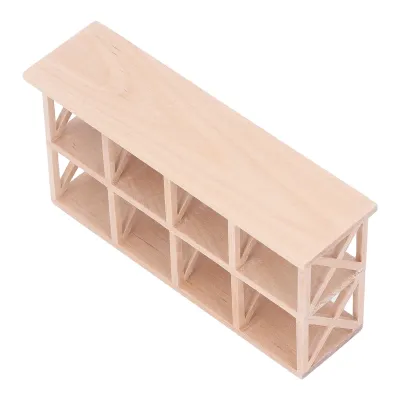 Produktbild von Puppenhaus Holz Lagerregal,Puppenhaus Holz Lagerregal,Puppenhaus Mini Display Regal,Puppenhaus Miniatur Display Regal,Puppenhaus Miniatur Display Bücherregal,Holz Puppenhaus Wandregal