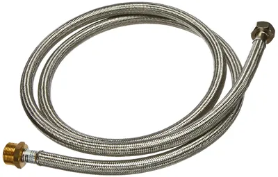 Verlängerungsschlauch für Waschmaschine, 2 m, Edelstahl