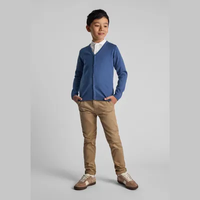 Produktbild von Minoti Strickjacken Blau Gr. 110 für Jungen