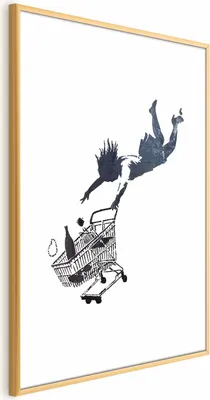 Produktbild von Posterpapier Poster - Shopping Frenzy 29.7x42 cm Streetart h-C-0091-ao-a