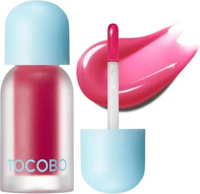 Obrázek produktu pro TOCOBO Juicy Berry Plumping Lip Oil 06 Berry Candy 4 g - růžový vyživující olej na rty