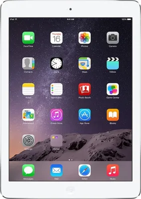 Produktbild von Apple iPad Air, 24,6 cm (9.7"), 2048 x 1536 Pixel, 16 GB, iOS, 469 g, Silber